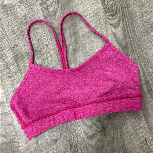 ❌SOLD❌Lululemon Flow Y Bra jeweled magenta 4 - Picture 5 of 7